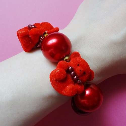 Sedmikrasky セドミックラスキー カラフルくまちゃんのブレスレット