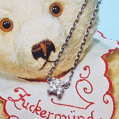 Sedmikrasky セドミックラスキー 小さなテディベアネックレス / シルバー925